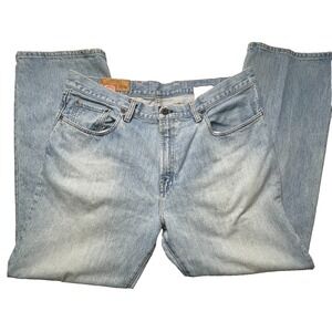 Gap 1969 Jeans Mens 40x32 Easy Fit Light Wash Straight Leg Denim Relaxed Bootcut